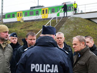 Poľská železničná trať útok