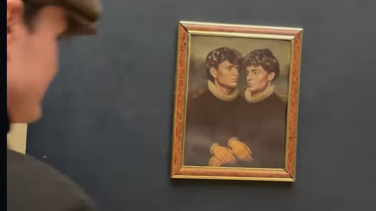 Louvre obraz influenceri