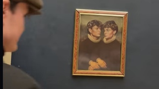 Louvre obraz influenceri