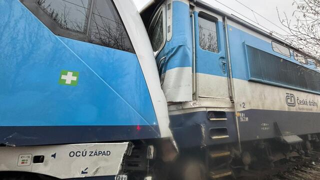zrážka vlakov Česko