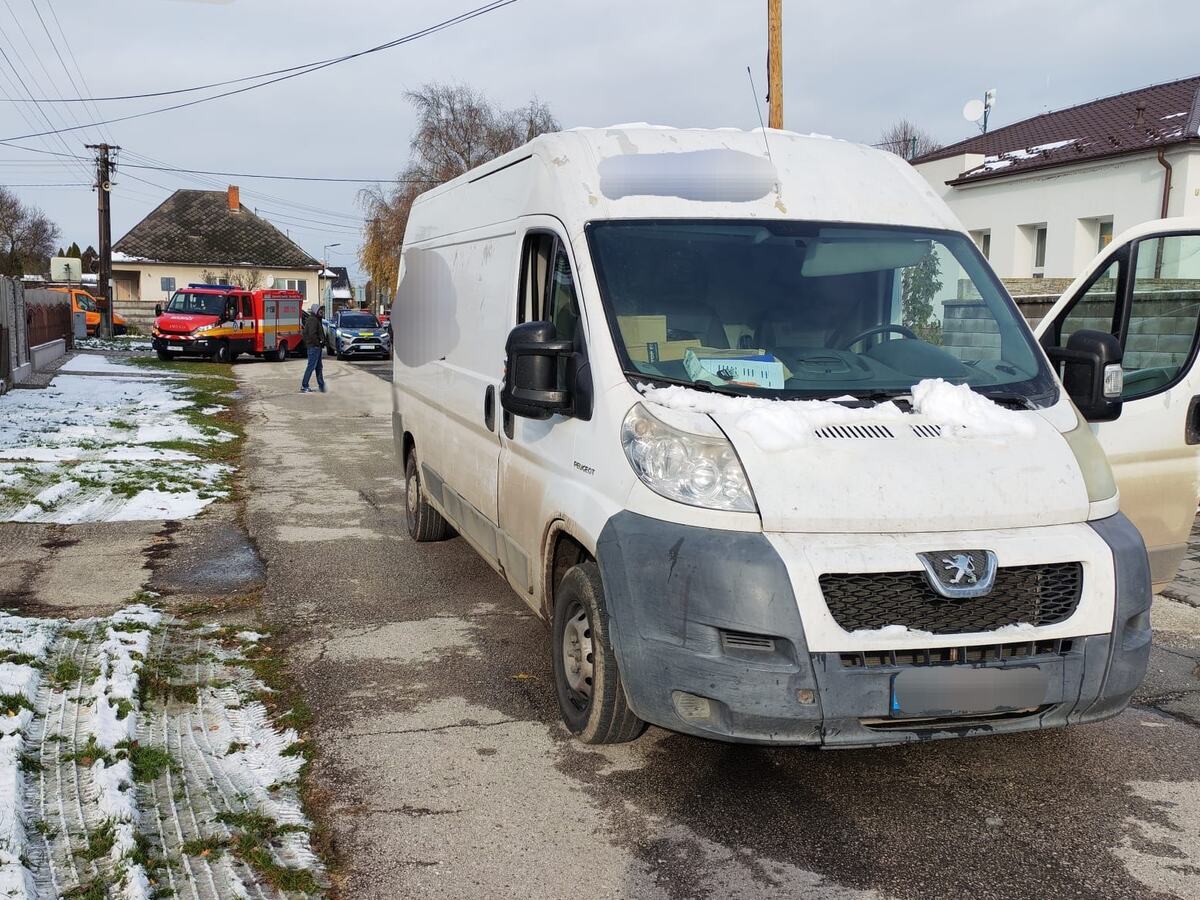 nehoda kuriér dôchodkyňa Veľká Paka