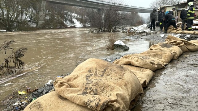 Zvolen voda počasie povodeň záplava
