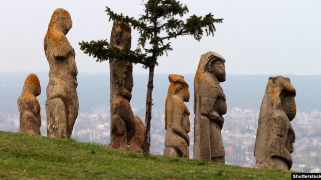 Kamenné baby Ukrajina