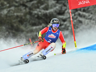 švajčiarska lyžiarka Lara Gutová-Behramiová 