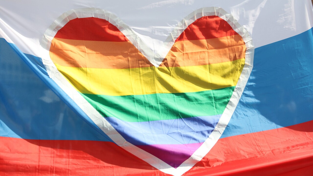lgbti ruská vlajka