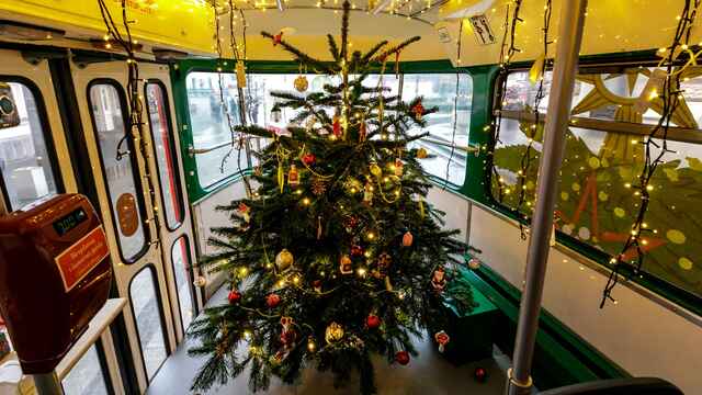 vianočná električka Bratislava