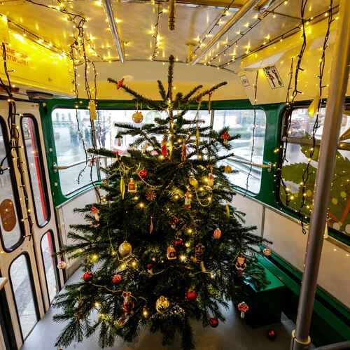 vianočná električka Bratislava