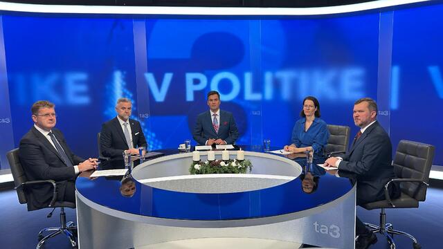 V Politike, Gašpar, Žiga, Karas, Števulová