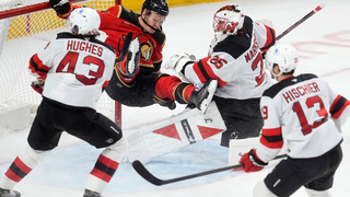 NHL: Nemec dal siedmy gól v sezóne a ukončil sériu prehier Devils. Dvorský ani Slafkovský nebodovali