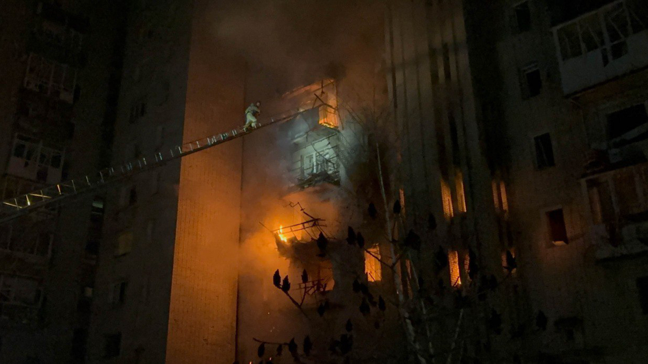 drony útok ukrajina