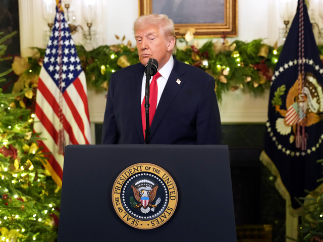 Trump bilancoval prvý rok druhého mandátu. Chváli ekonomiku a viní Bidena z chaosu