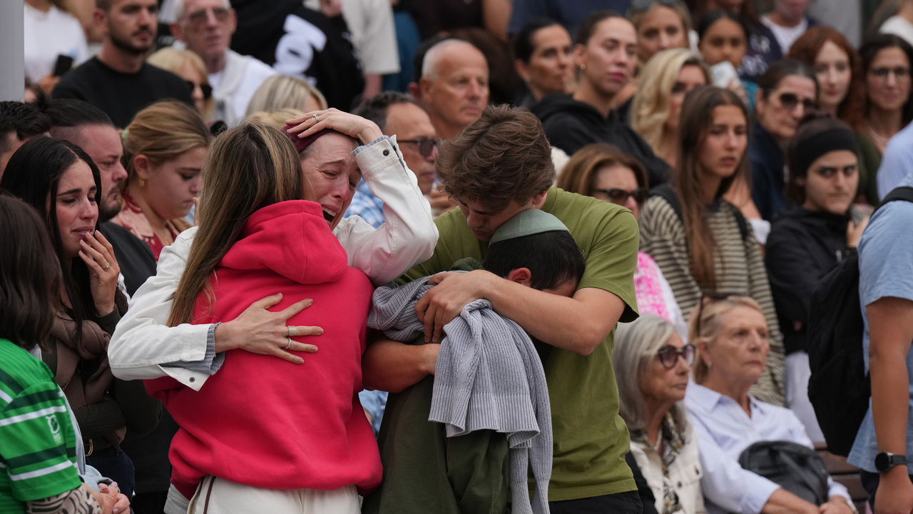 Austrália Bondi Beach rodinní príslušníci
