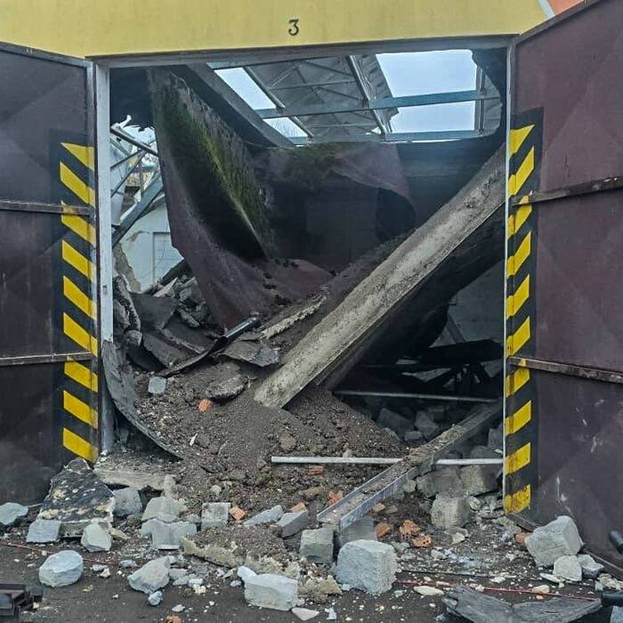 zrútená strecha Veľké Kapušany