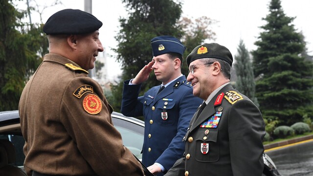 Turecký a líbyjský náčelník 