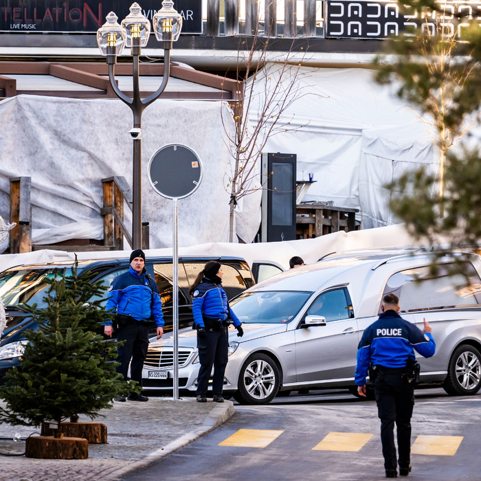 Požiar, Švajčiarsko, polícia
