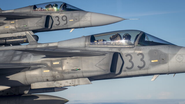  JAS-39 Gripen fighter