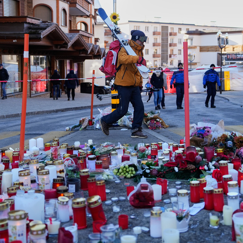 Švajčiarsko, požiar, Crans-Montana