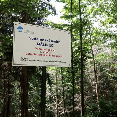 Málinec vodárenská nádrž