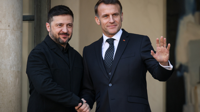 Volodymyr Zelenskyj, Emmanuel Macron