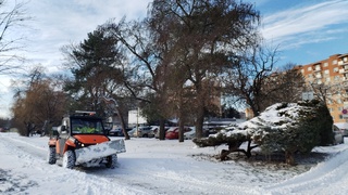 Kosice kalamita sneh snezenia odhrnanie snehu