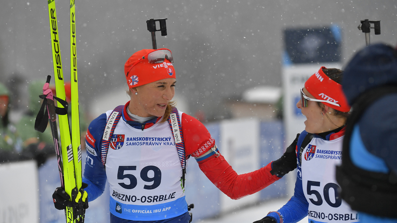 slovenské biatlonistky Anastasia Kuzminová, Mária Remeňová
