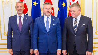 Najvyšší ústavní činitelia obedovali na Bratislavskom hrade. Fico: Svetový poriadok sa rozpadol, Únia je v kríze