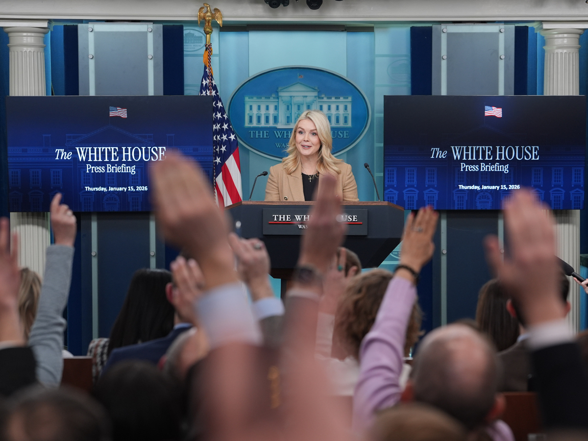 Karoline Leavittová Biely dom USA