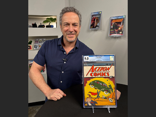 Superman komix Vincent Zurzolo, prezident of Metropolis Collectibles/Comic Connect