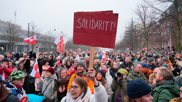 Protest Dánsko