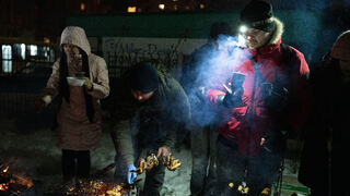 Ukrajina Kyjev výpadky elektriny