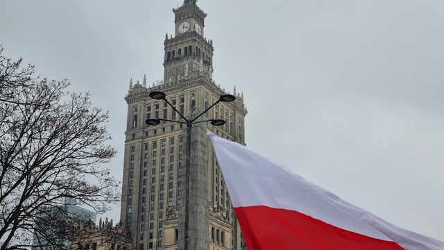 Poľsko Varšava vlajka