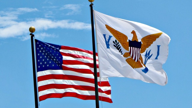 USA Panenské ostrovy vlajka vlajky