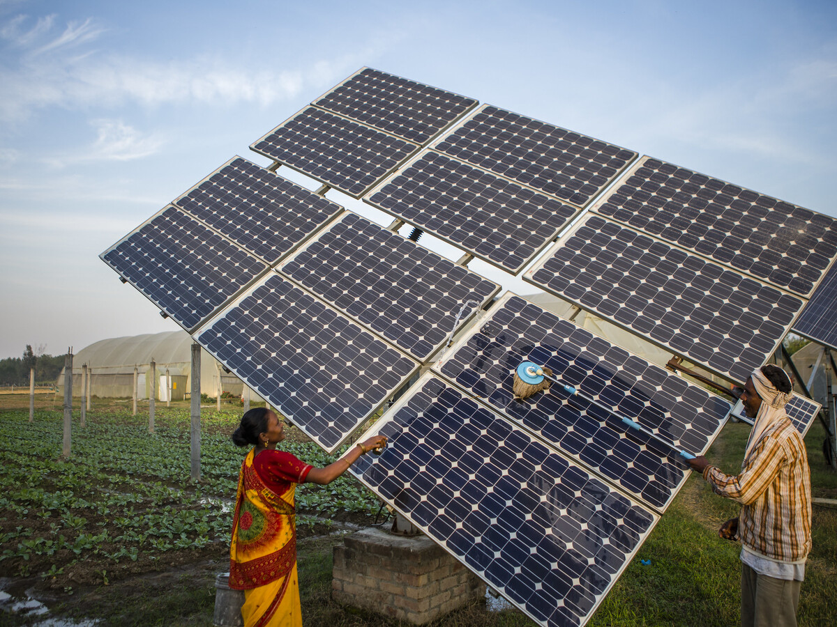 India solárne panely elektrina energia