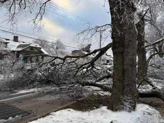 snehová búrka USA