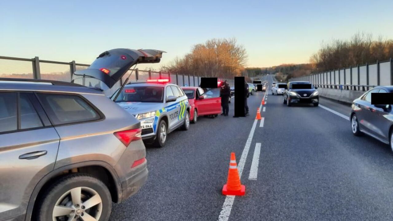 polícia ČR naháňačka