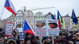 Praha protest Pavel Česko