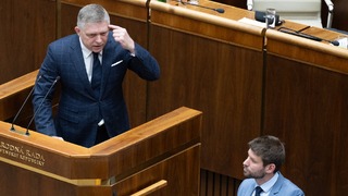 Šimečka od premiéra žiada vysvetlenie. Chce vedieť, či sa Fico stretol s Epsteinom a Bannonom
