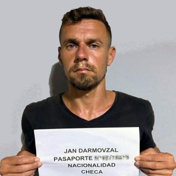 Český výsadkár Jan Darmovzal po zadržaní