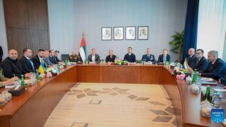 delegácia mierové rokovanie Abú Zabí