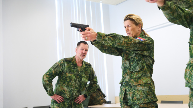 Holandsko výcvik kráľovná