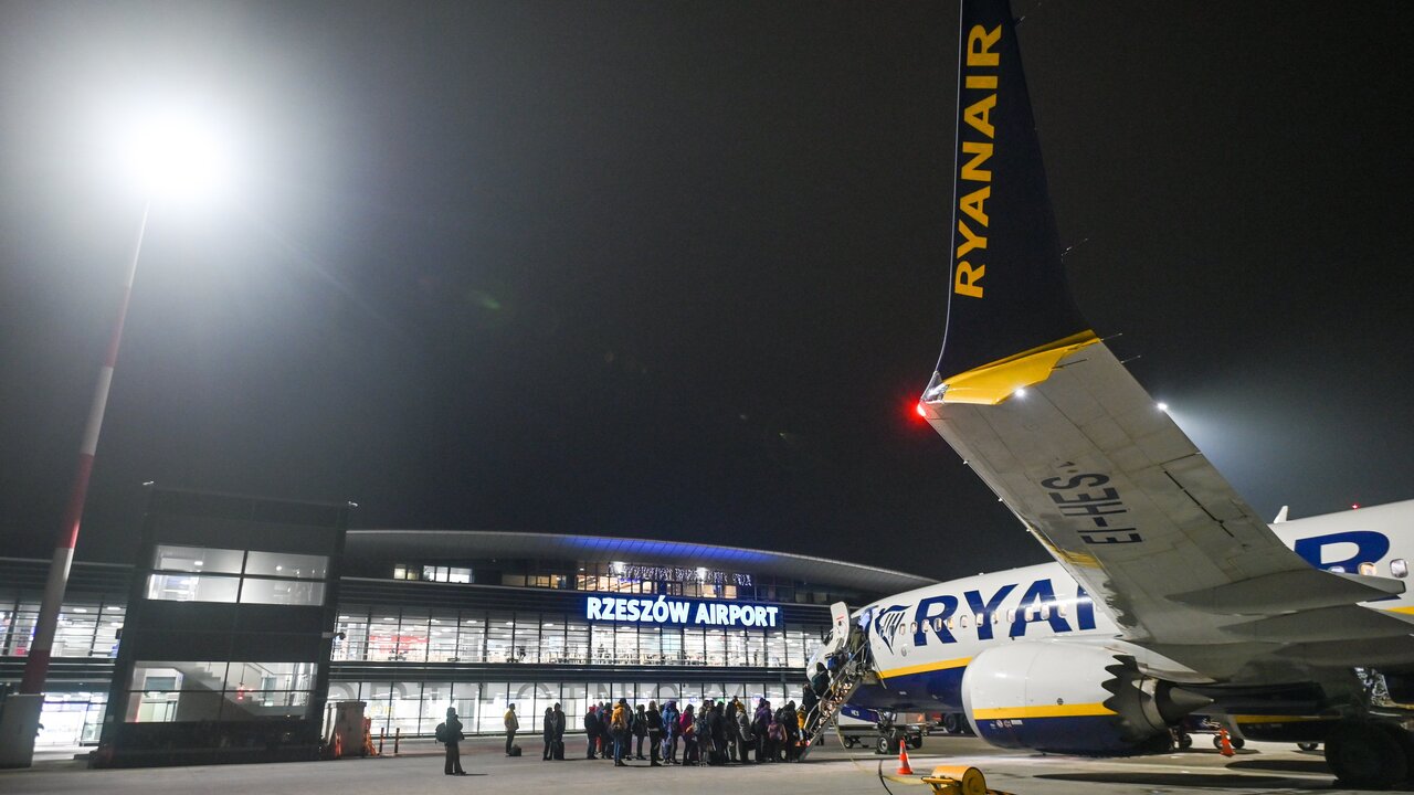letisko Rzešov Poľsko