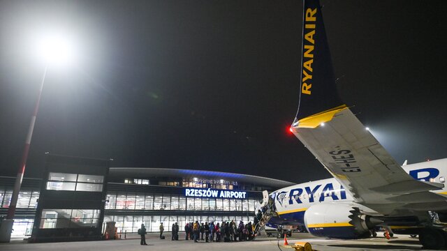 letisko Rzešov Poľsko