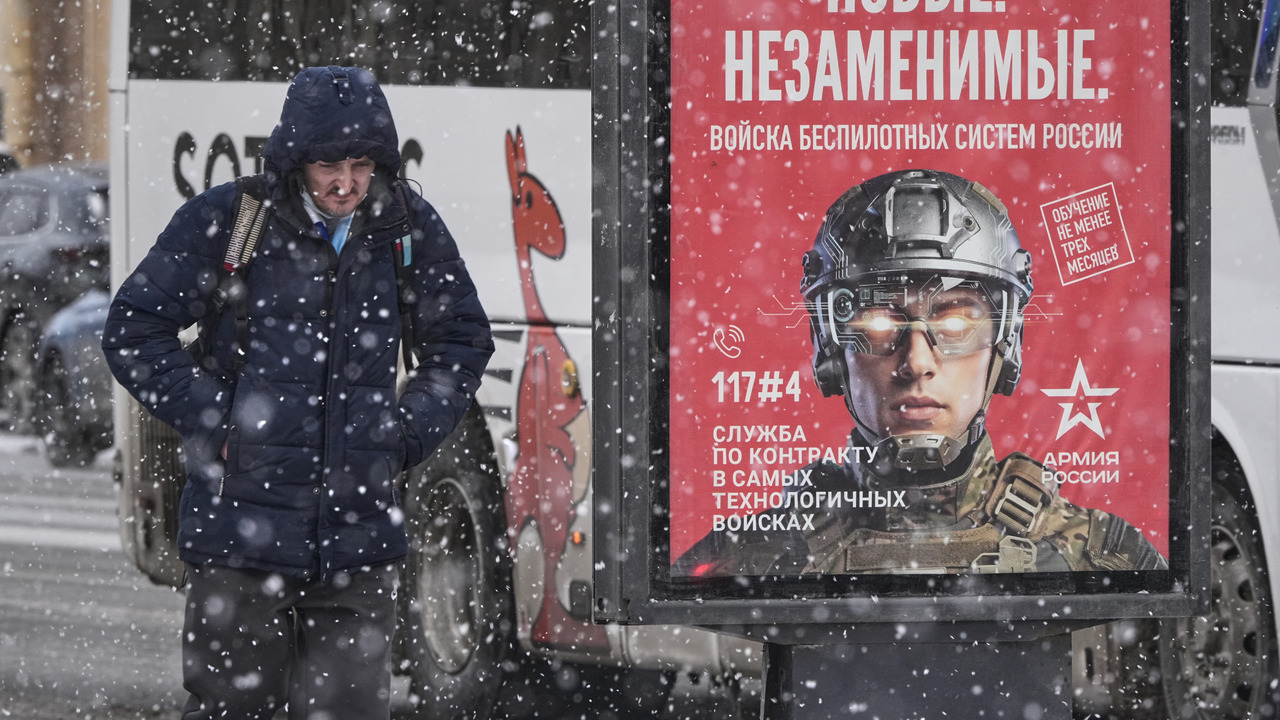 ruský vojak nábor plagát