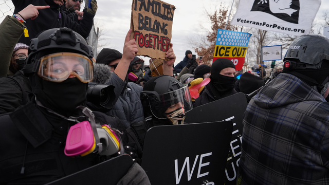 migranti Minnesota ICE protest 