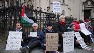 Británia Palestína protesty
