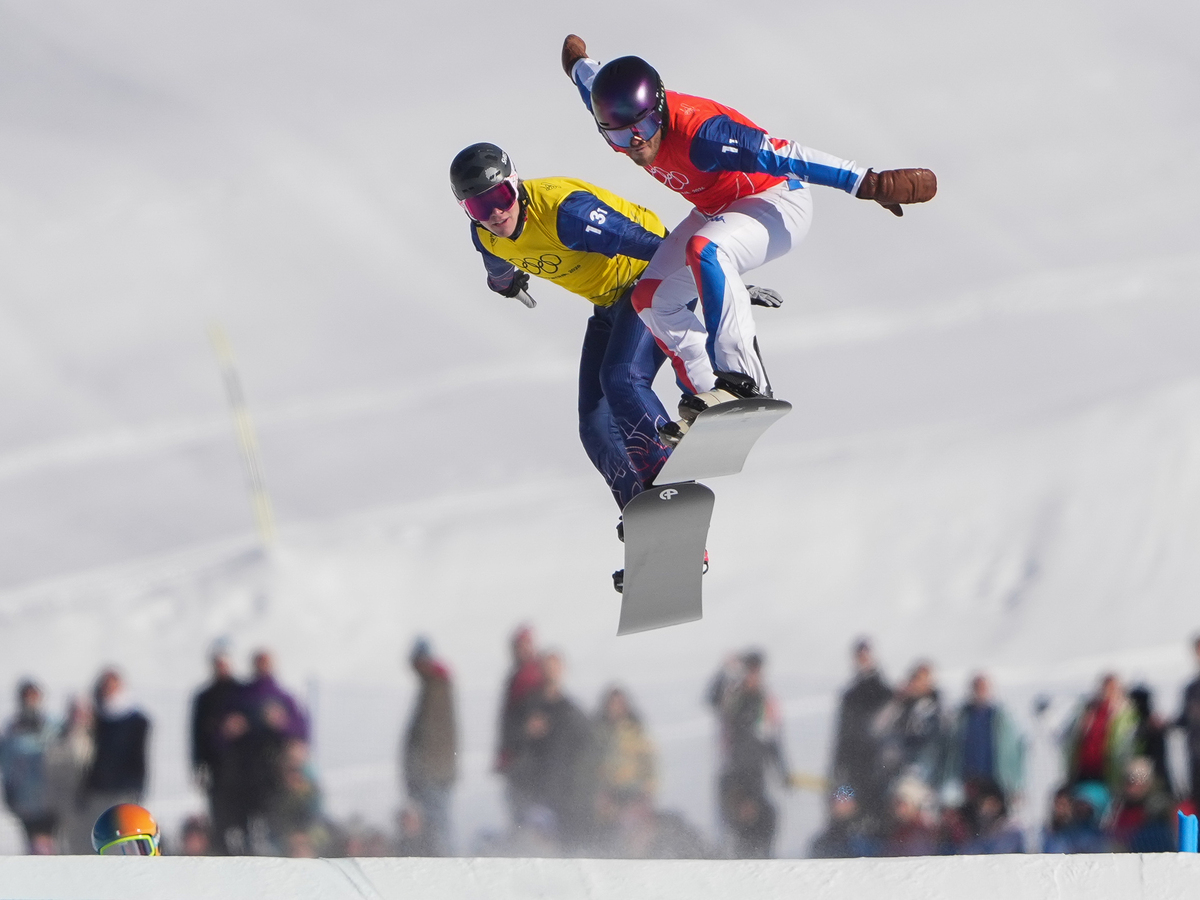Huw Nightingale a Charlotte Bankesová  snowboard