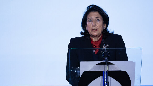 Bývalá prozápadná gruzínska prezidentka Salomé Zurabišviliová