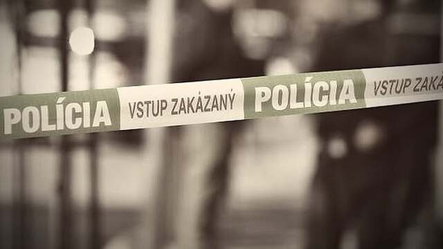 polícia hliadka policajti páska