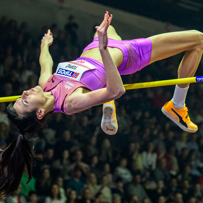 Srbská výškarka Angelina Topičová