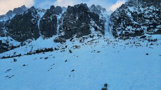 lavína Mengusovská dolina